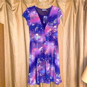 Brand New Kimchi Blue UO Galaxy Print Dress Medium